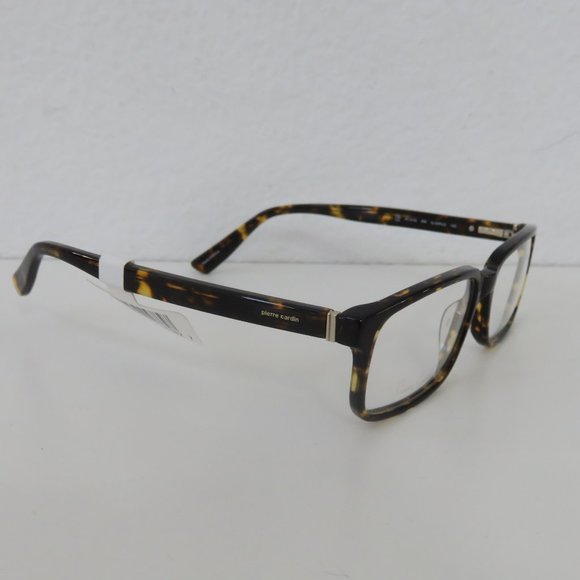 (#I) Pierre Cardin Rx'able Eyeglass Frame, Brown Tortoise glasses 55 16 145 - Picture 5 of 12